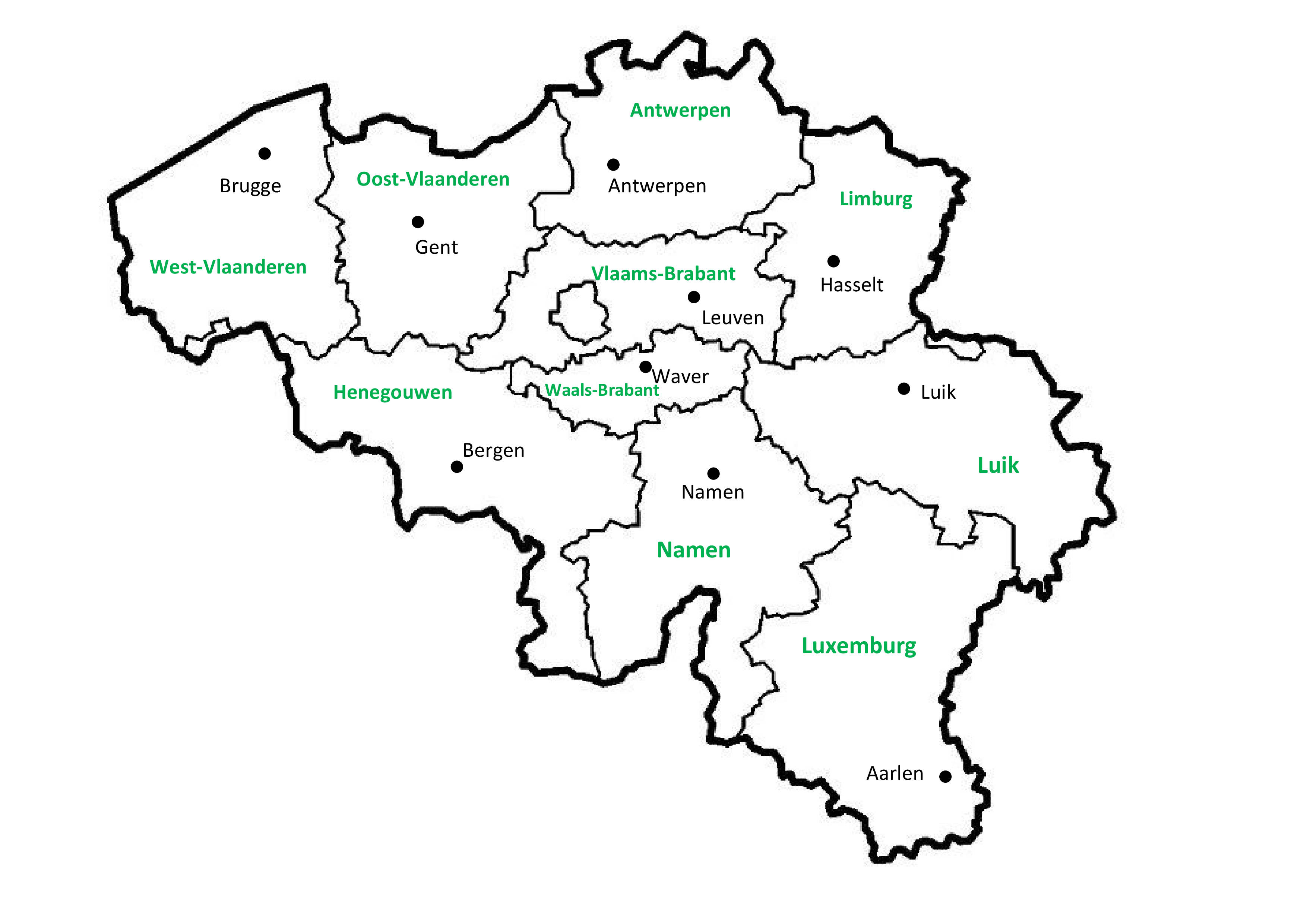 Provincies in België: Rebussen - Wat Is De Hoofdstad Van België