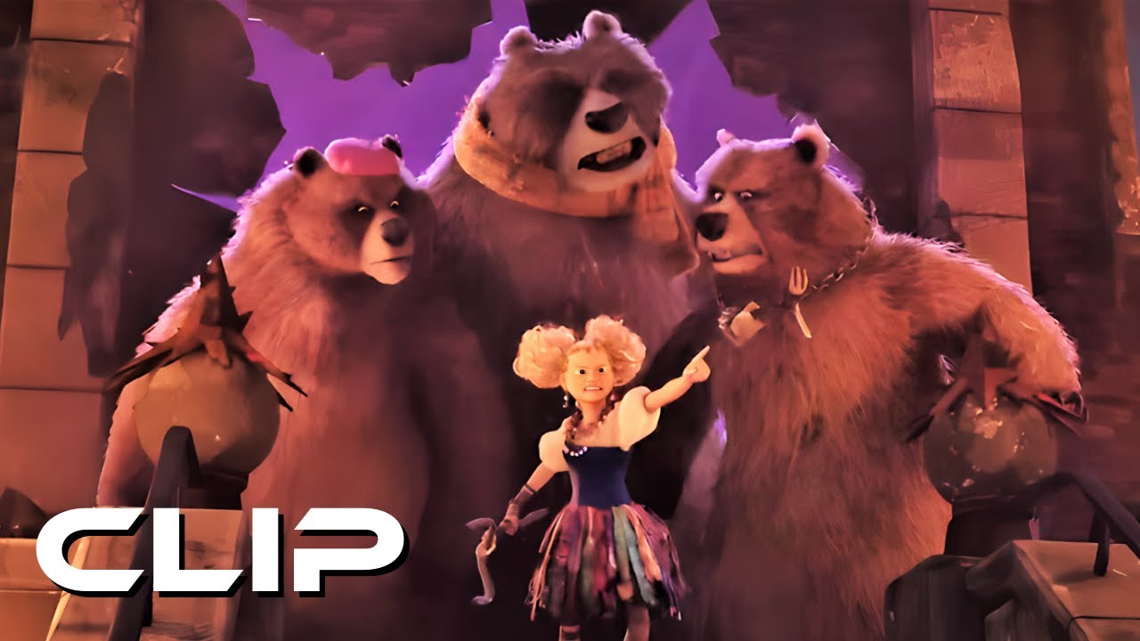 PUSS IN BOOTS 2: THE LAST WISH Clip "Escape from The Three Bears" (2022 - Puss In Boots The Last Wishes