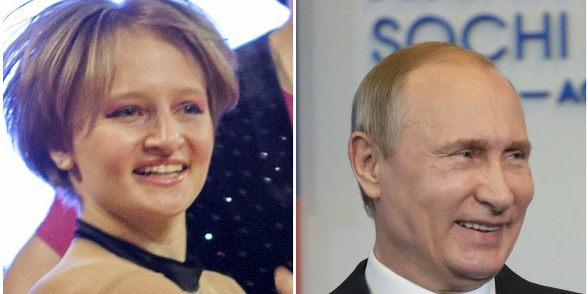 Putin's never-acknowledged daughter Katerina makes Russian TV debut - Waar Woont De Dochter Van Poetin In Nederland