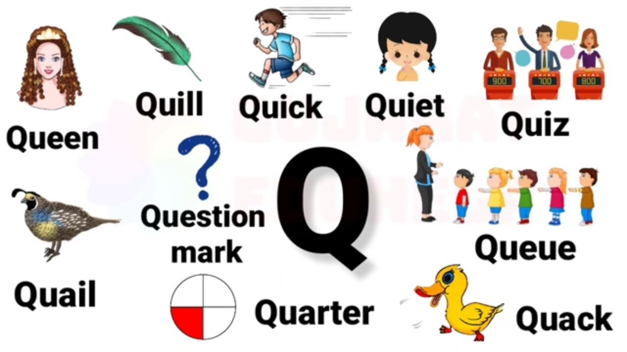 Q Letter words in English | Words starting with Letter Q | Q Letter - Twee Letter Woorden Met Een Q
