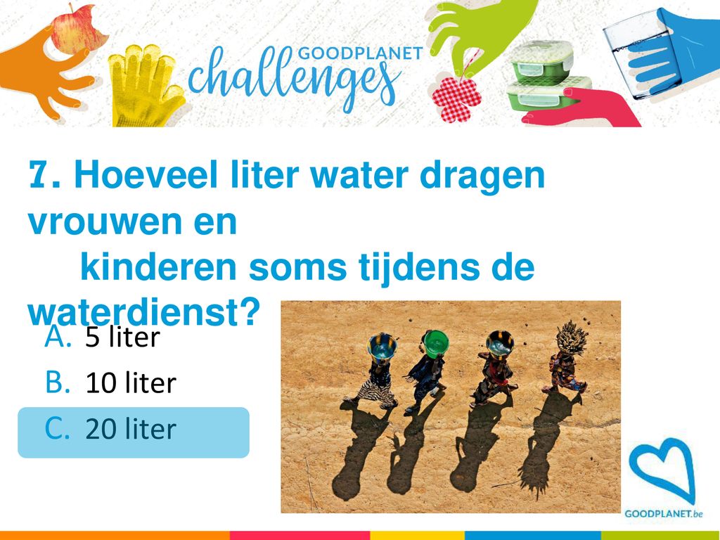 Quiz Iedereen waterdrager Wereldwaterdag - ppt download - Hoeveel Liter Water Douchen Per Minuut