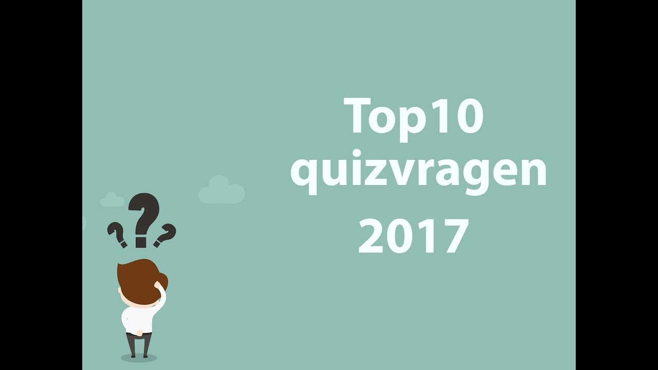 Quizvragen 2017 - Top 10 gestelde vragen - YouTube - Quizvragen Over Eten En Drinken