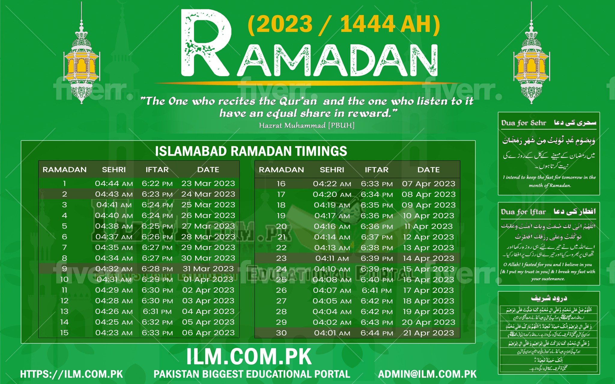 Ramadan 2024 Calendar - Wanneer Is Ramadan In 2024