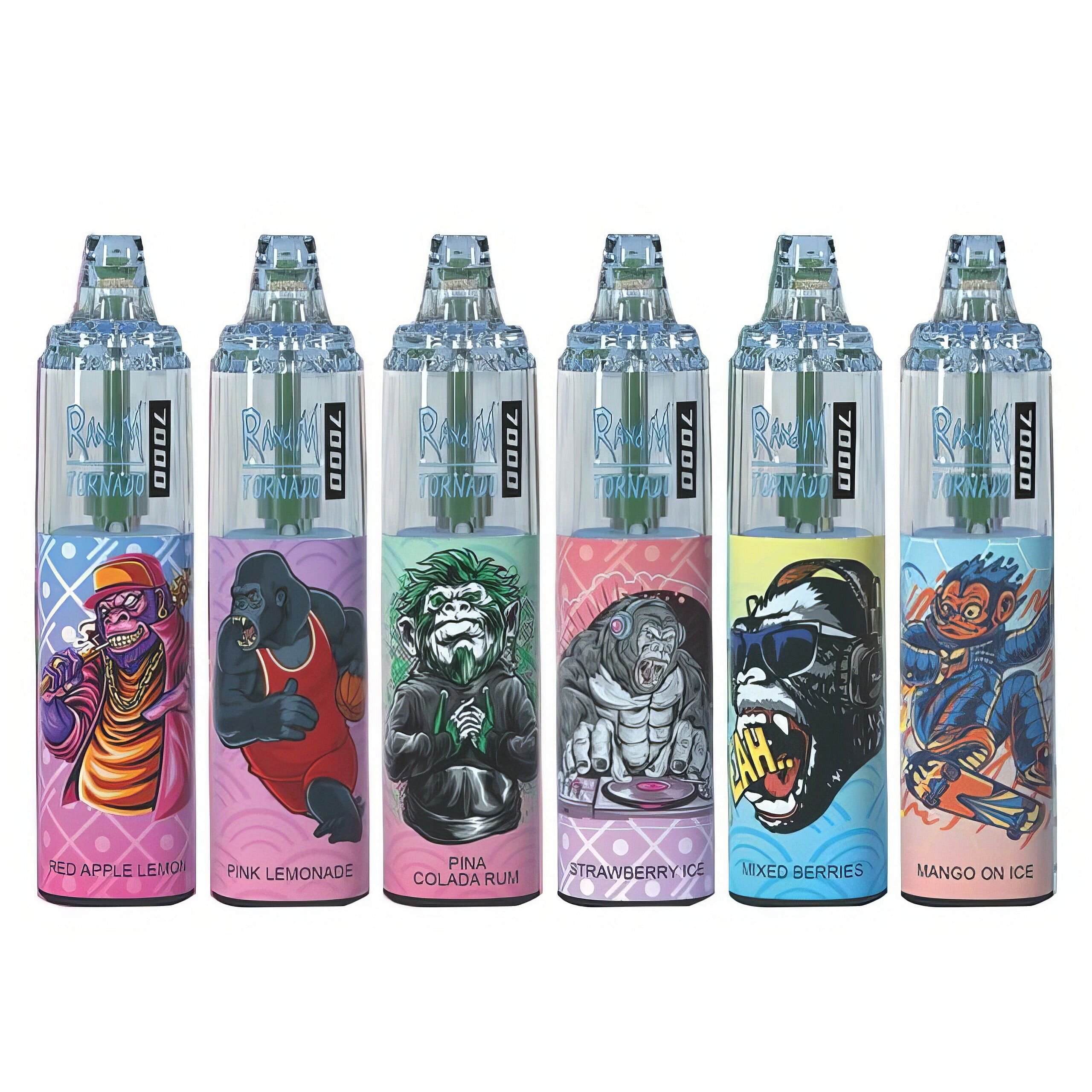 RandM Tornado 7000 Puffs Disposable Vape - SleekVape - Hoe Vaak Kan Je Een Toevoeging Aanvragen