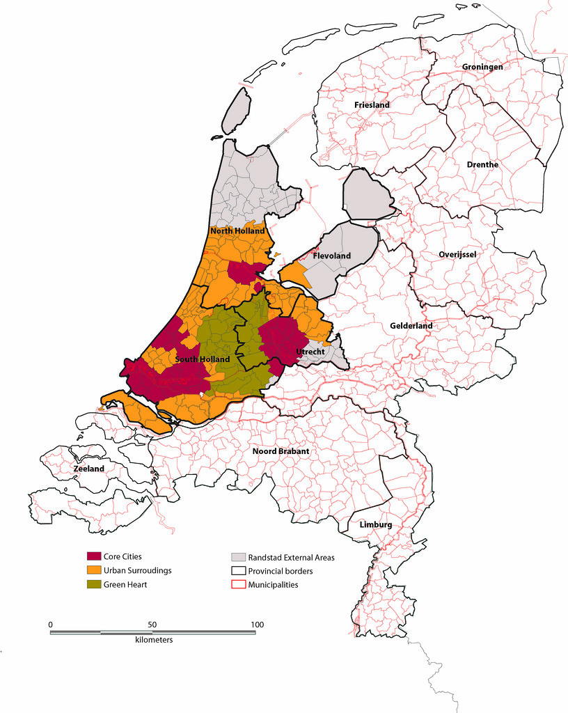 Randstad according to the Regio Randstad | Roberto Rocco | Flickr - Wat Valt Er Onder De Randstad