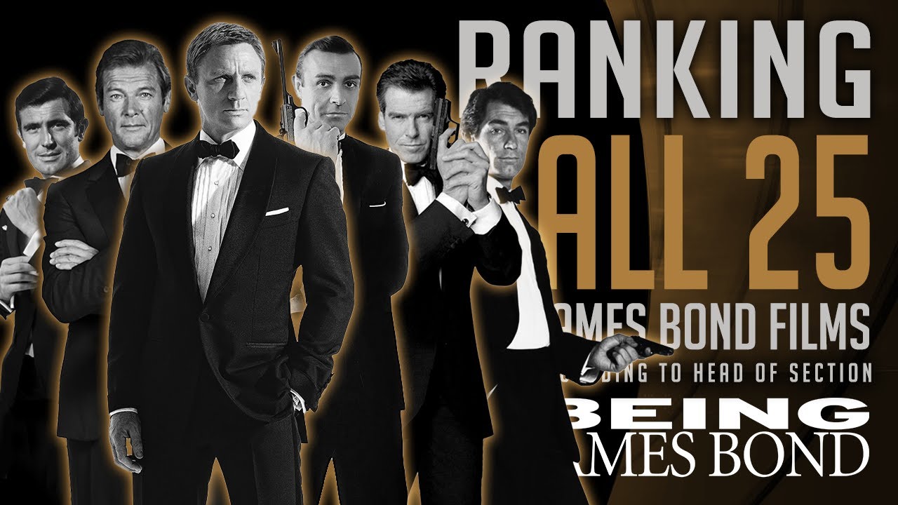 Ranking ALL 25 James Bond Films | According to Head of Section - YouTube - Welke James Bond Films Zijn Er