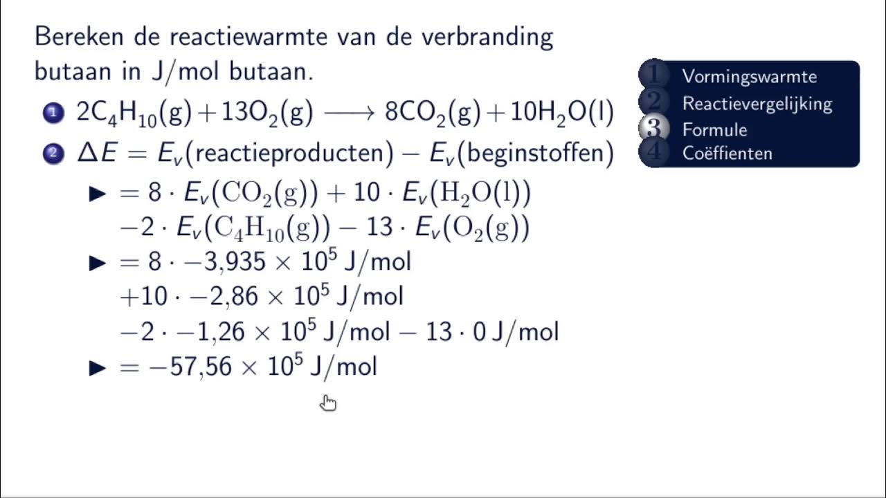 🧪 Reactiewarmte berekenen - 4 vwo Scheikunde uitleg Nova 5.2 Overal 15. - Reactiewarmte Berekenen Met Vormingswarmte Scheikunde