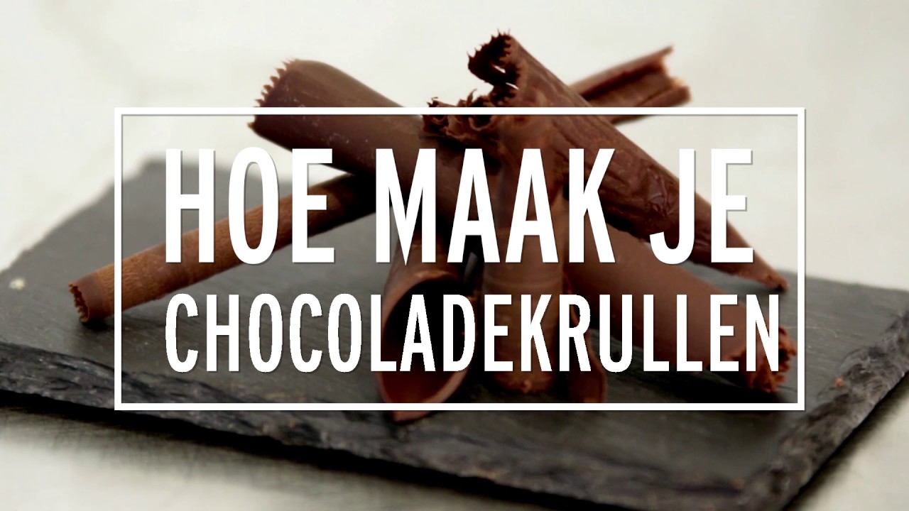 Recept! Hoe maak je chocoladekrullen? - YouTube - Waar Wordt Witte Chocolade Van Gemaakt