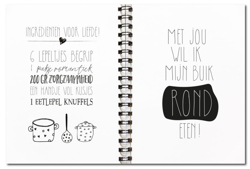 Receptenboek | Je bent om op te eten! | Receptenboeken, Notitieboekjes - Je Bent Om Op Te Eten