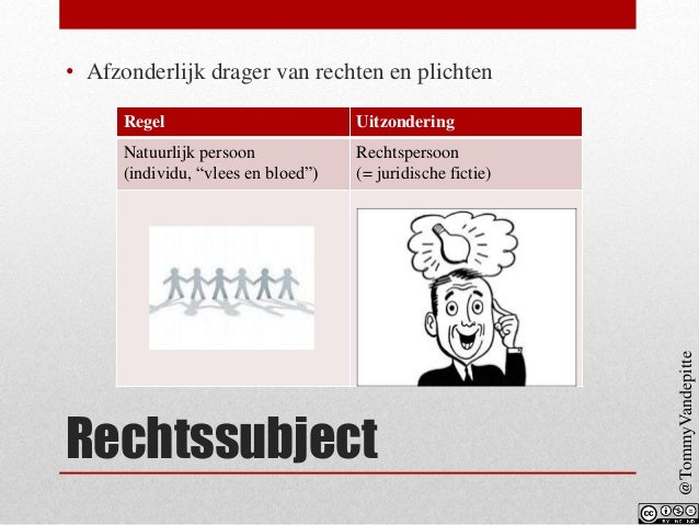Rechtspersoon (rechtspersonenrecht in stukken) - Verschil Natuurlijk Persoon En Rechtspersoon