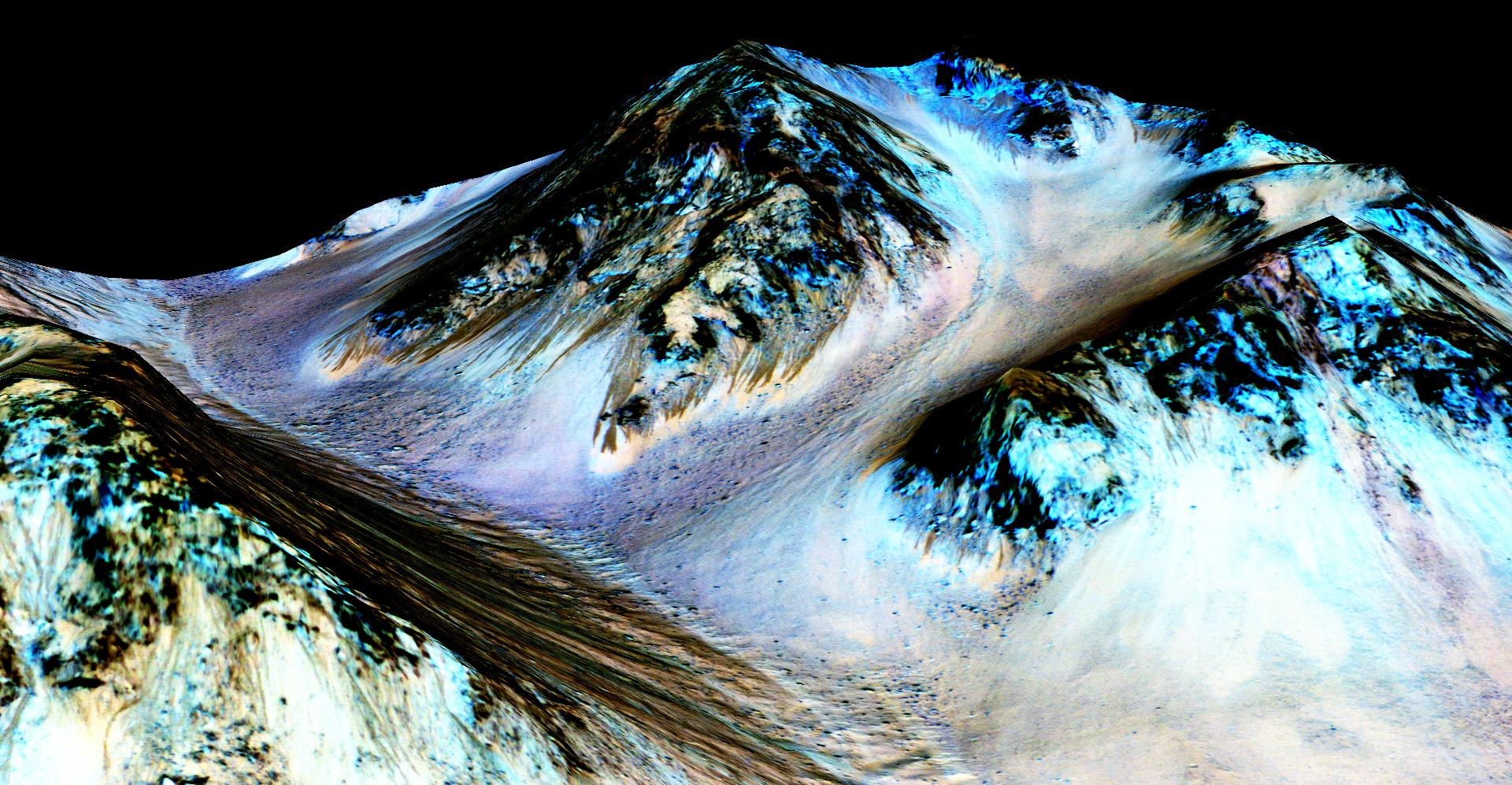 Recurring 'Lineae' on Slopes at Hale Crater, Mars | NASA Jet Propulsion - Is Er Leven Op Andere Planeten