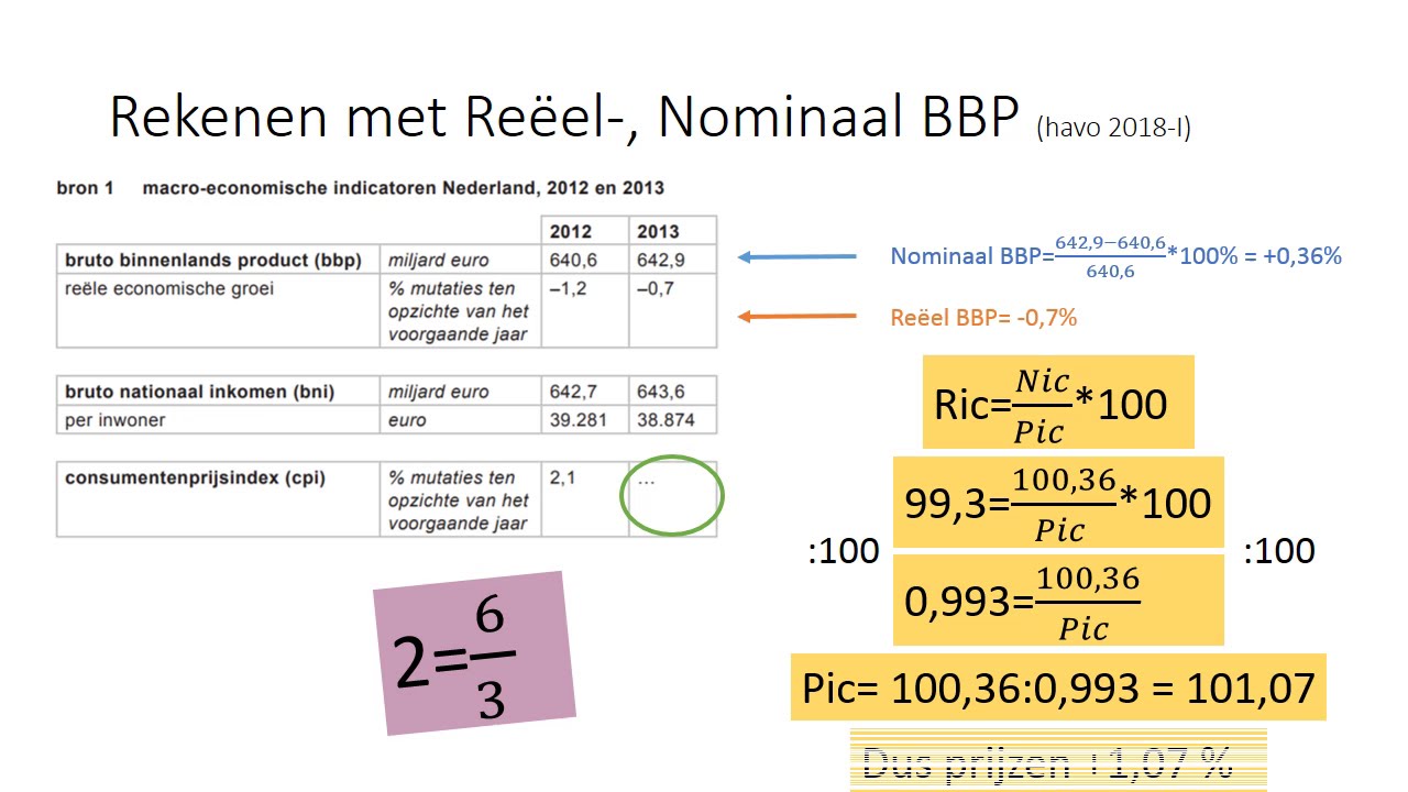 Hoe Bereken Je Het Bbp