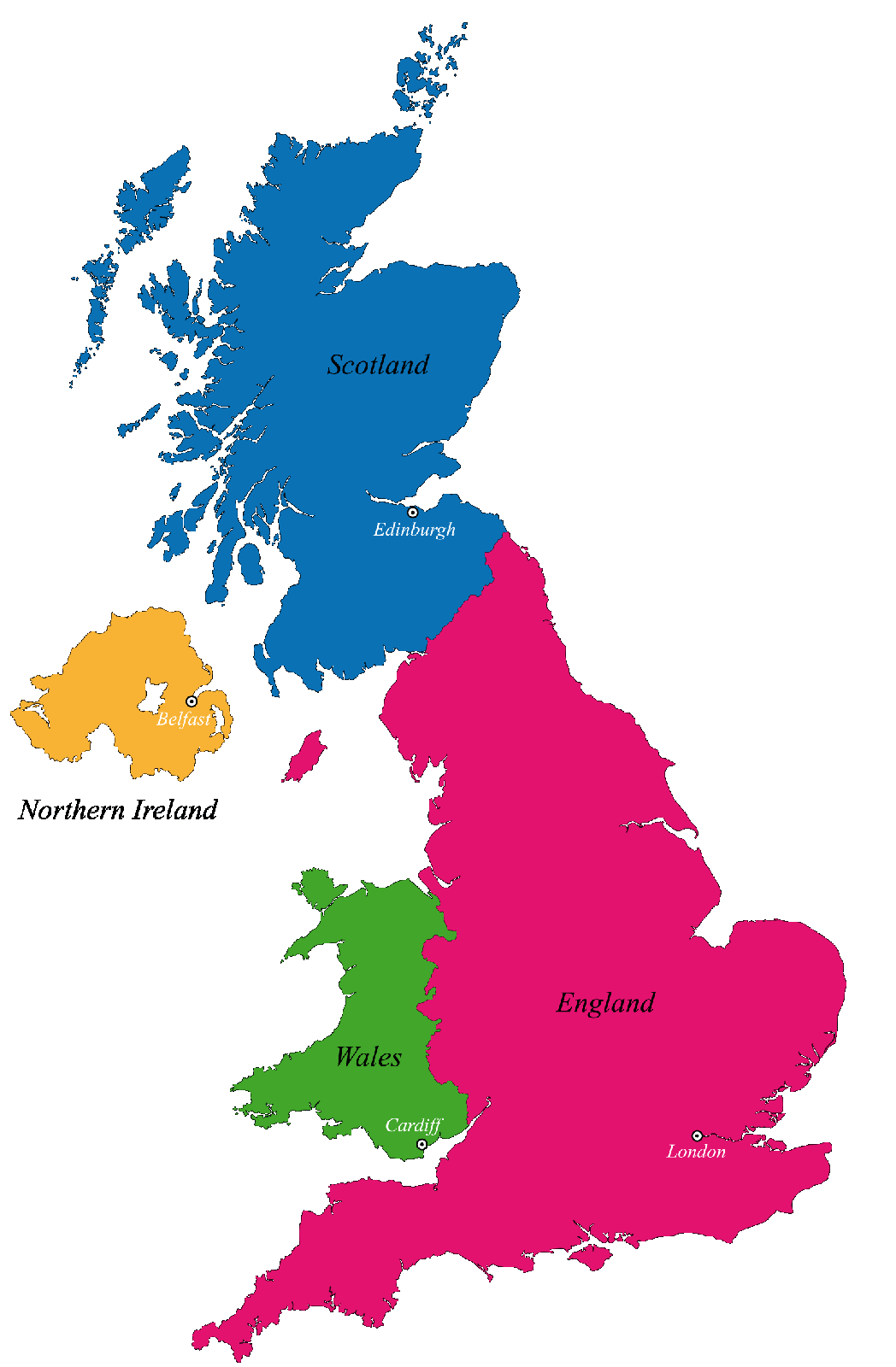 Reisfotoboek - United Kingdom - Verschil Verenigd Koninkrijk En Groot Brittannië