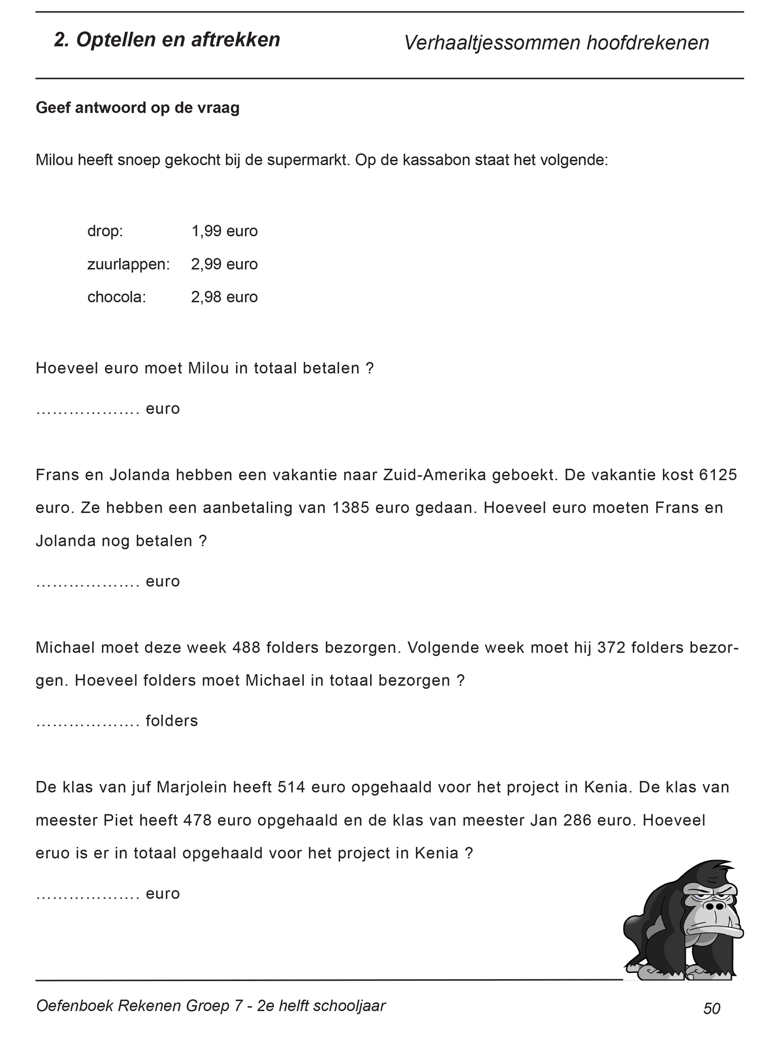 Rekenen Groep 7 - Entreetoets en cito-toets E7 | Aandacht voor Rekenen - Rekenen Oefenen Groep 7 Cito