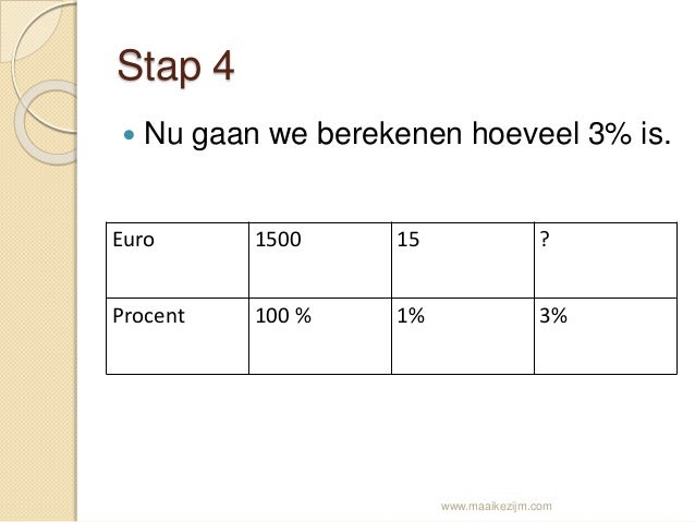 Hoeveel Procent Is 3 4