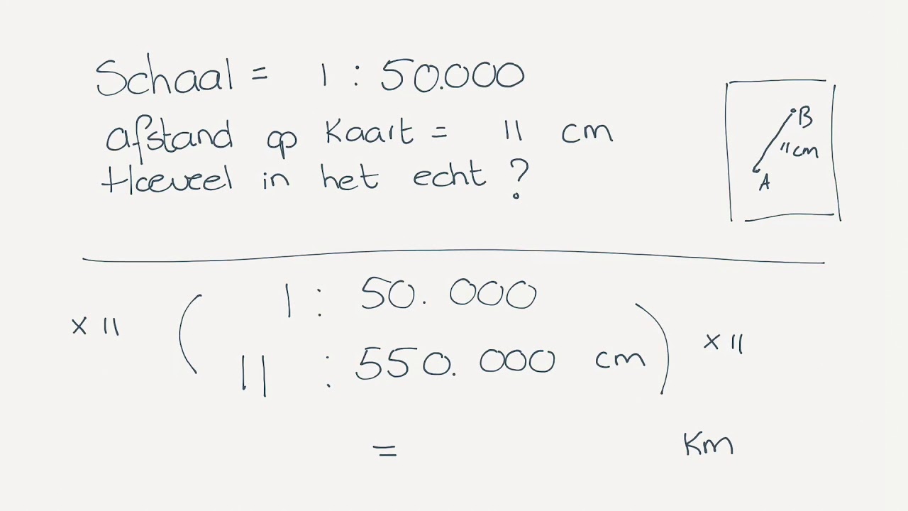 REKENEN: Uitleg schaal berekenen - YouTube - Hoe Bereken Je De Schaal Uit