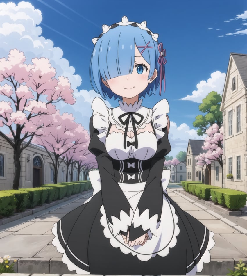 rem (re:zero kara hajimeru isekai seikatsu) generated by jery_ai | AIBooru - Rem Slaapstoornis Lewy Body Dementie