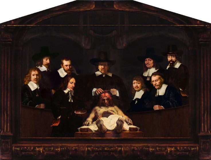 Rembrandt van Rijn, Dr. Deyman'ın Anatomi Dersi, 1656, Amsterdam Museum - Anatomische Les Rembrandt Van Rijn