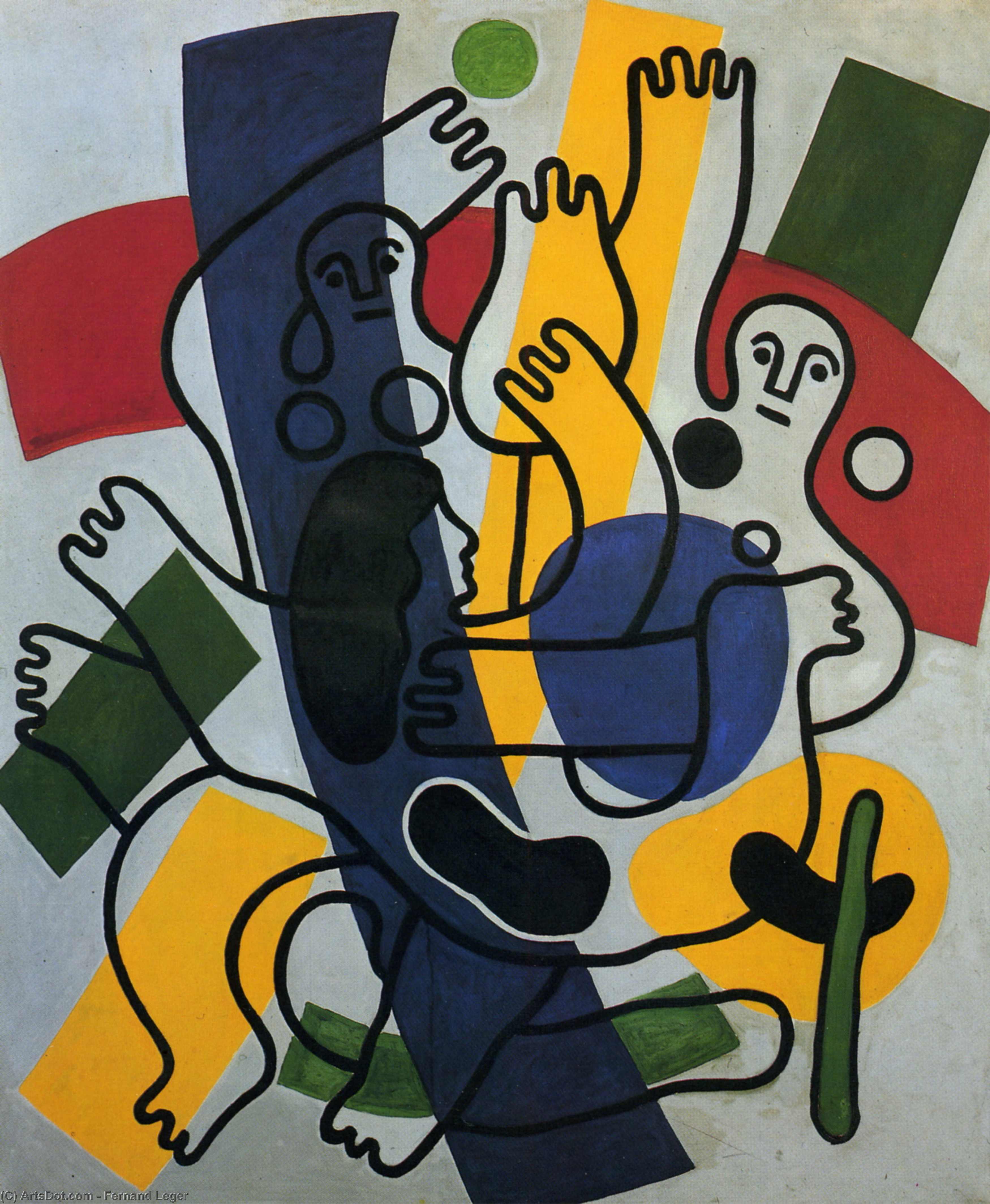 Reproductions D'art De Musée Danse, 1942 de Fernand Leger (Inspiré par - Leger Des Heils Wat Is Dat