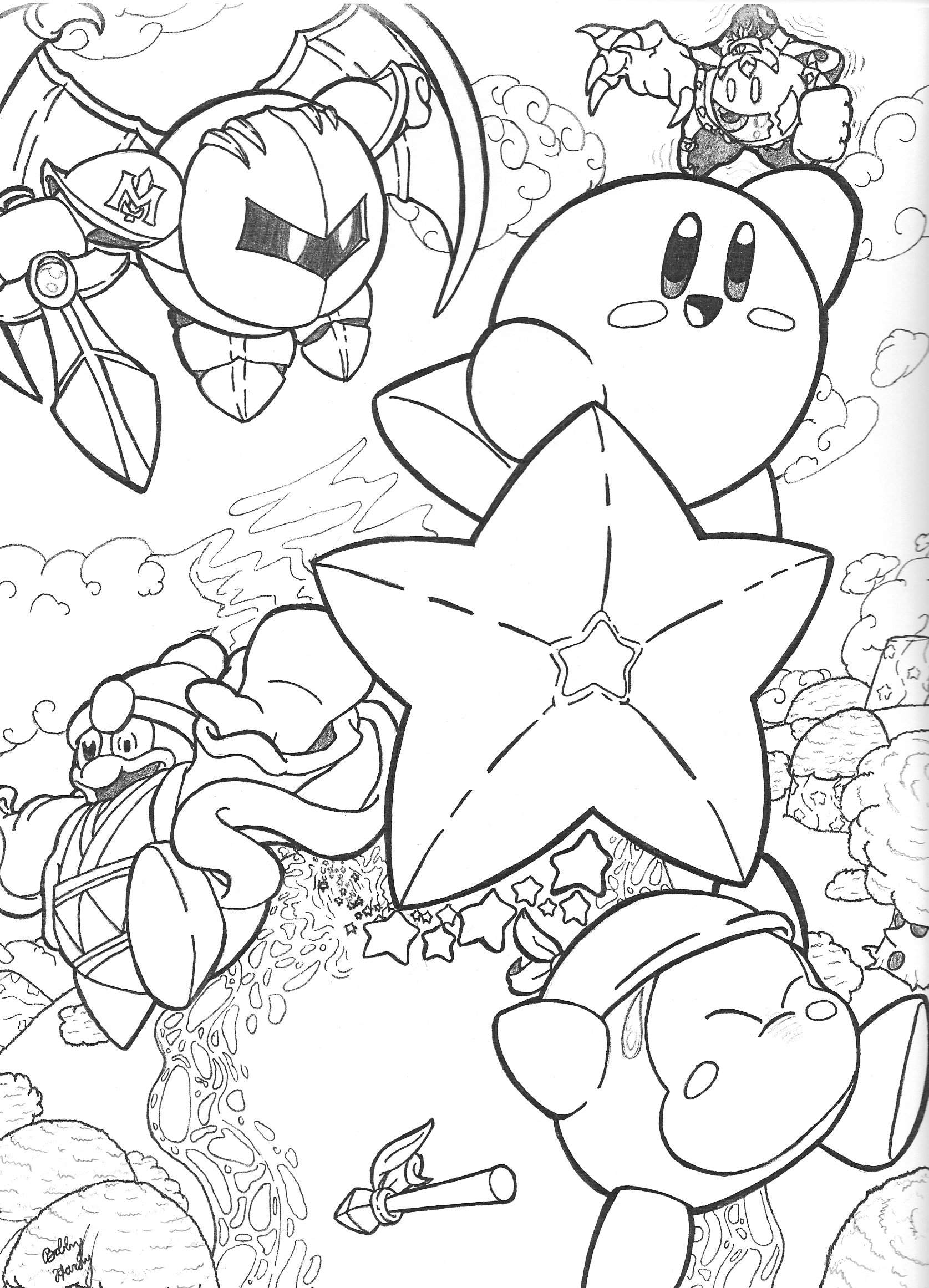 Return Flight to Dreamland ~ Kirby Commission by Th3AntiGuardian on - Kirby En De Vergeten Wereld Dreamland