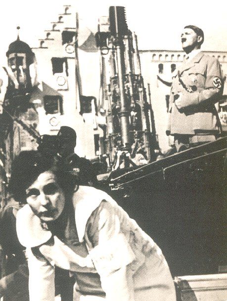 Riefenstahl shooting "Triumph des Willens" - Lenie Riefenstahl Triumph Des Willens