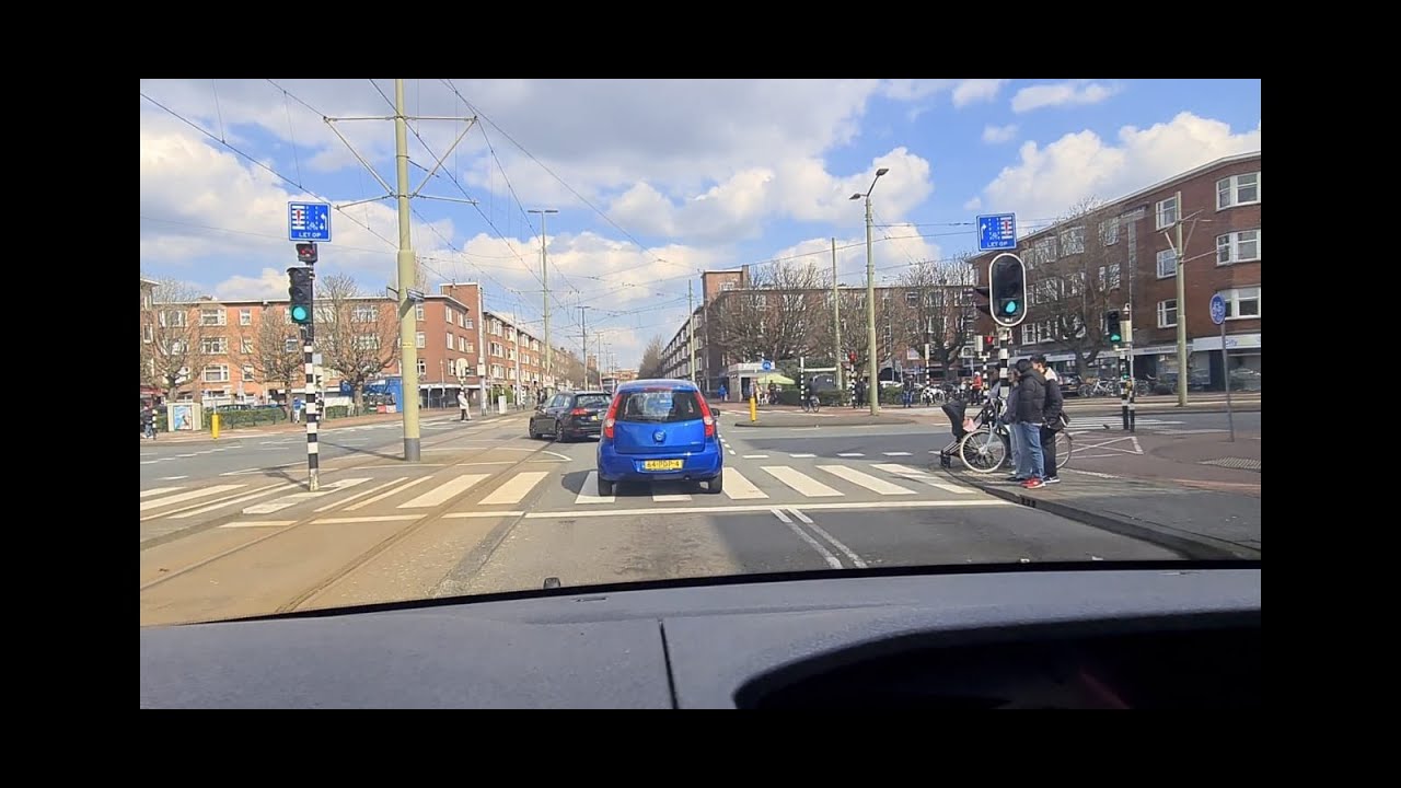 Rijden door Den Haag Laakkwartier Neherkade, Goeverneurlaan - Jeugdbescherming West Neherkade Den Haag