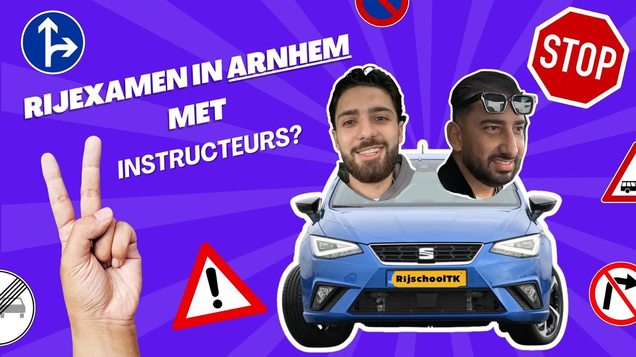 Rijexamen in Arnhem met TWEE instructeurs? 😱 | RijschoolTK - Wanneer Zak Je Voor Je Rijexamen