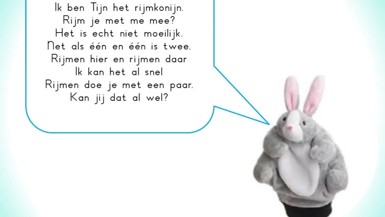 Rijmkonijn - YouTube - Wat Rijmt Er Op Trui