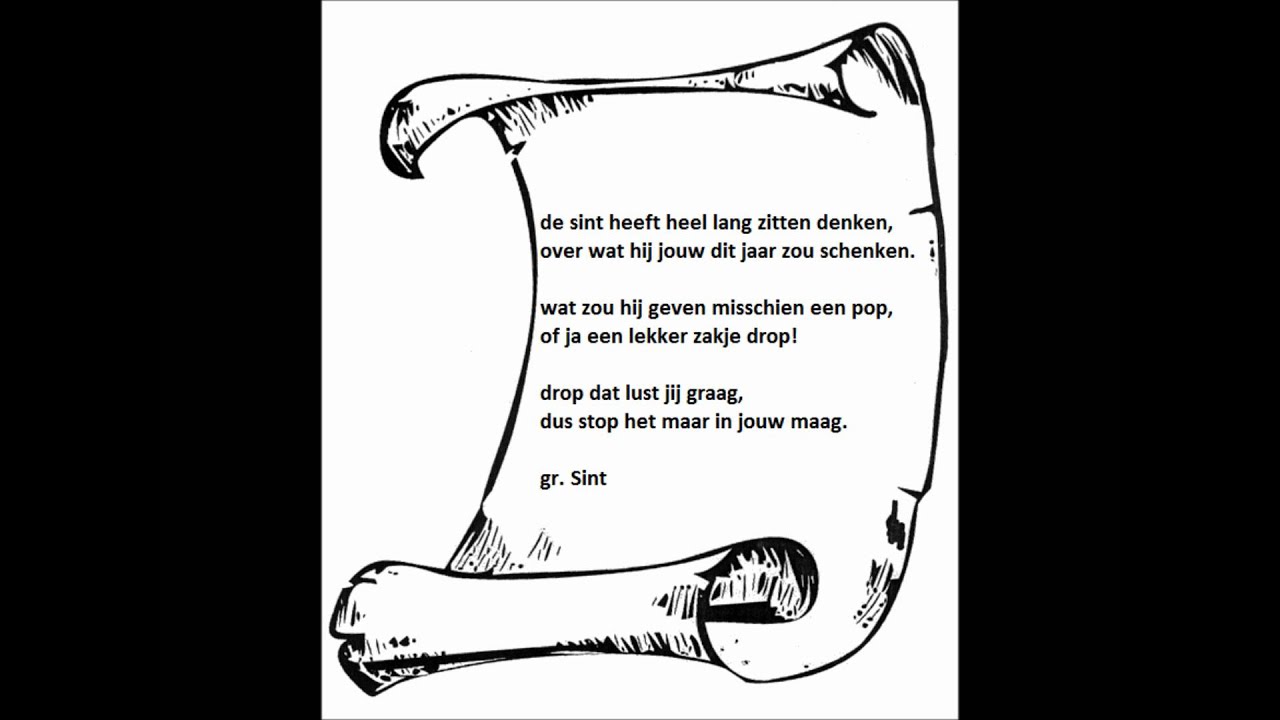 rijmpje 18 sinterklaasgedicht - YouTube - Hoe Maak Je Een Sinterklaas Gedicht