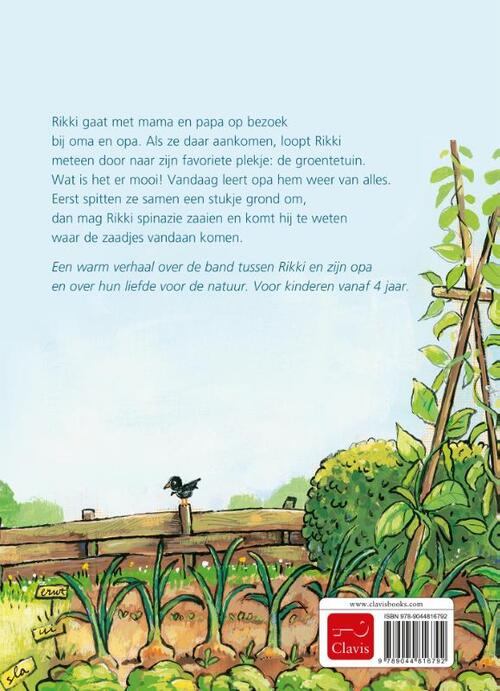 Rikki en de tuin van opa, Guido van Genechten | Boek | 9789044816792 - Rikki En De Tuin Van Opa