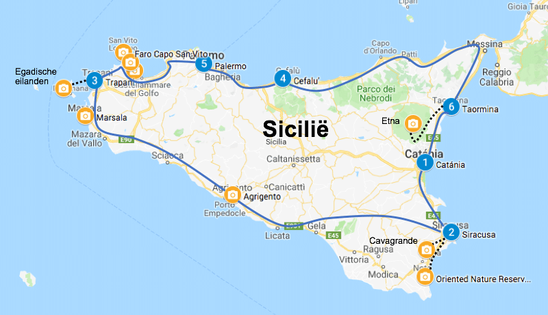 Roadtrip Sicilië met auto: Route van 2 weken langs highlights - Tips - Vulkanisch Eiland Ten Noorden Van Sicilie
