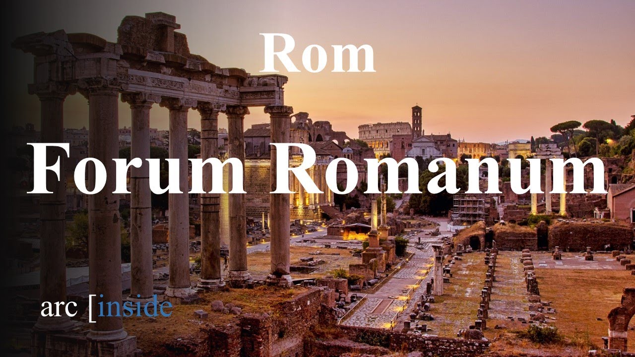 Openbare Spreekgestoelte Op Het Forum Romanum