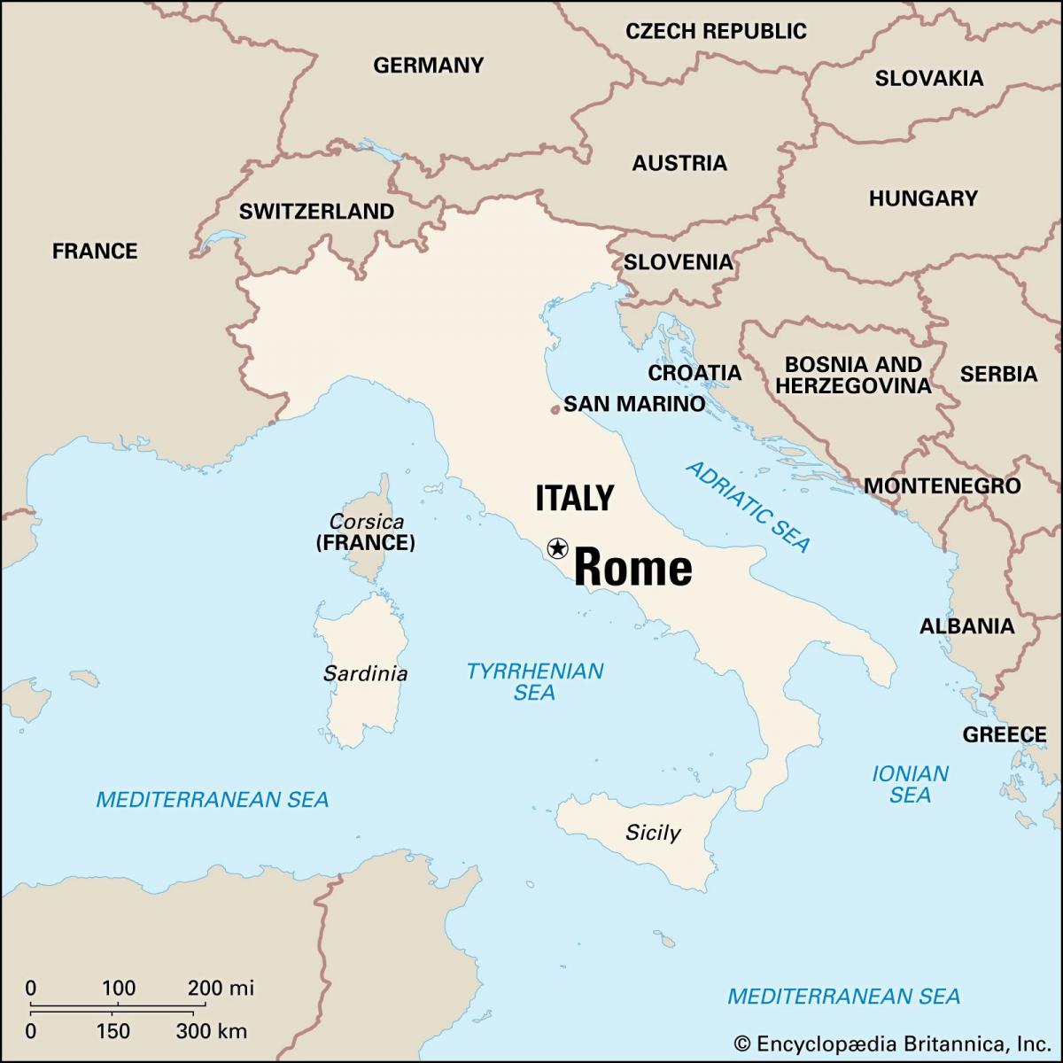 Waar Ligt Rome Op De Kaart