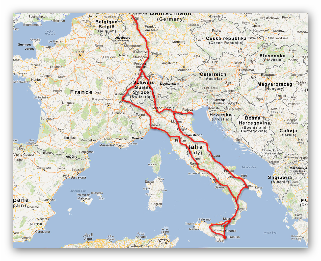 Welke Bergketen Loopt Van Noord Naar Zuid Italië