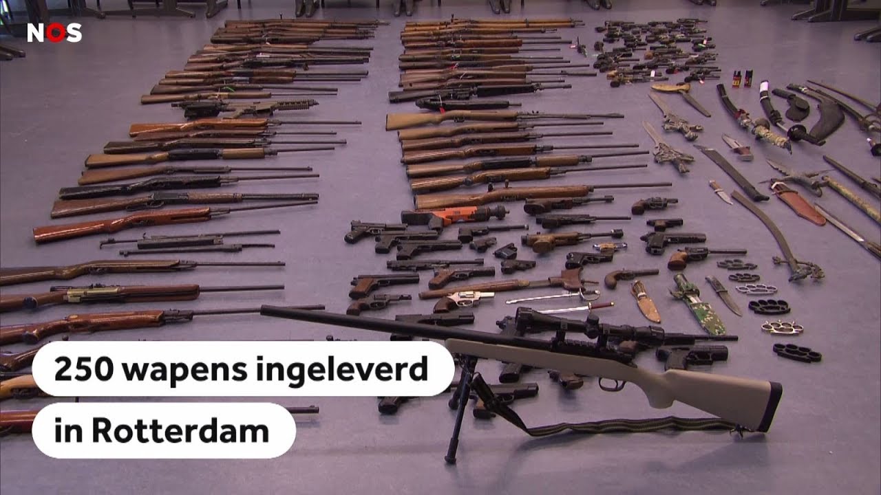 ROTTERDAM: Honderden wapens ingeleverd bij politie - YouTube - In Welke Landen Zijn Wapens Legaal