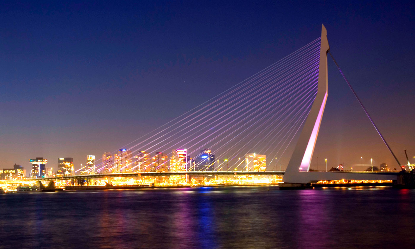 Rotterdam, The Netherlands, Erasmus brug | Places I have been | Pinte… - Wanneer Is De Erasmusbrug Gebouwd