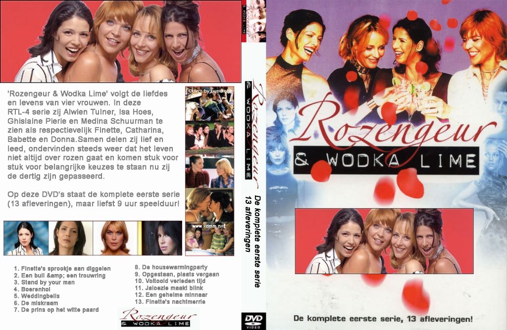 Rozengeur En Wodka Lime Seizoen 01 DVD NL CUSTOM | DVD Covers | Cover - Actrice Rozengeur En Wodka Lime