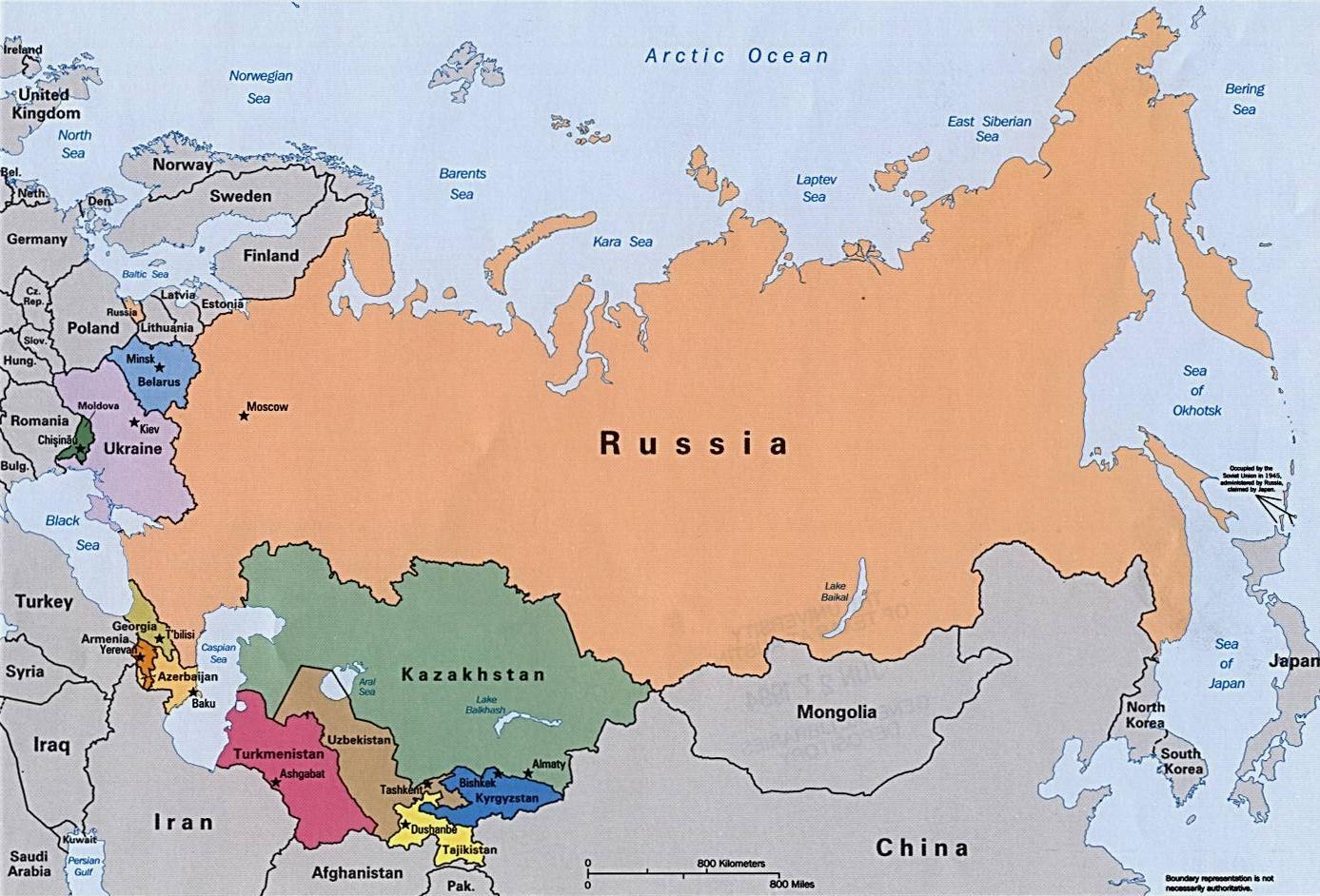Waar Ligt Rusland Op De Wereldkaart