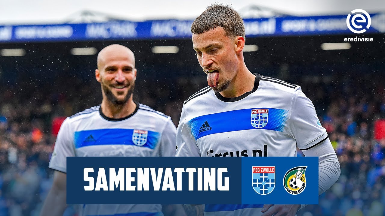 Samenvatting PEC Zwolle - Fortuna Sittard | Eredivisie - YouTube - Pec Zwolle - Fortuna Sittard Tijdlijn