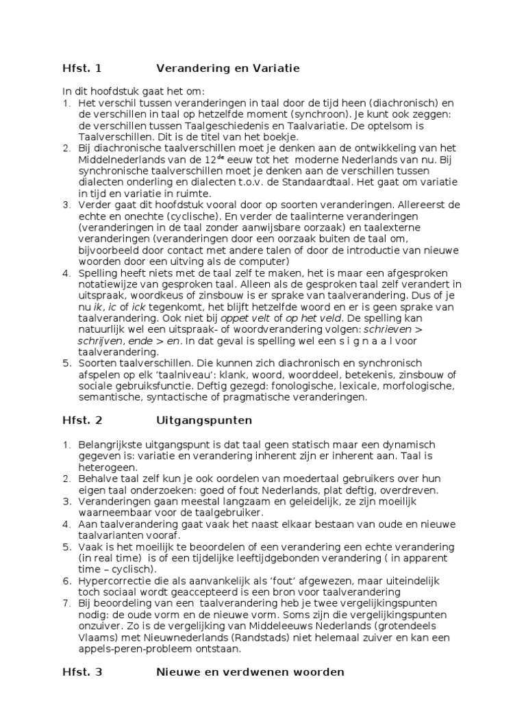 Het Bittere Kruid Samenvatting Per Hoofdstuk