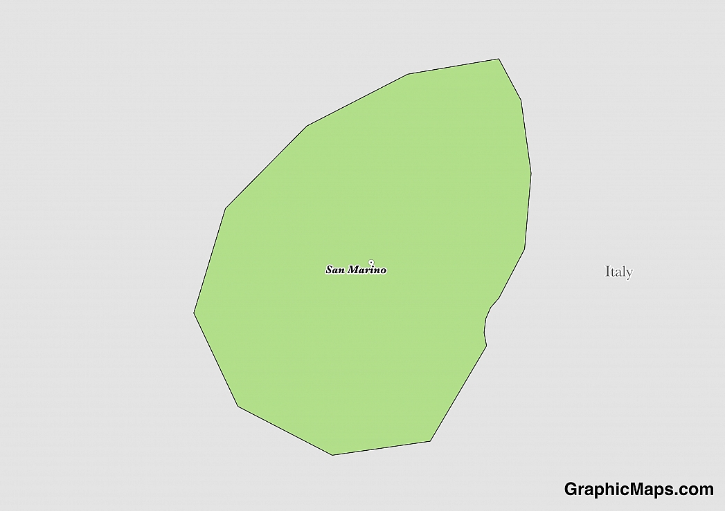 San Marino's Languages - GraphicMaps.com - Welke Taal Spreken Ze In San Marino