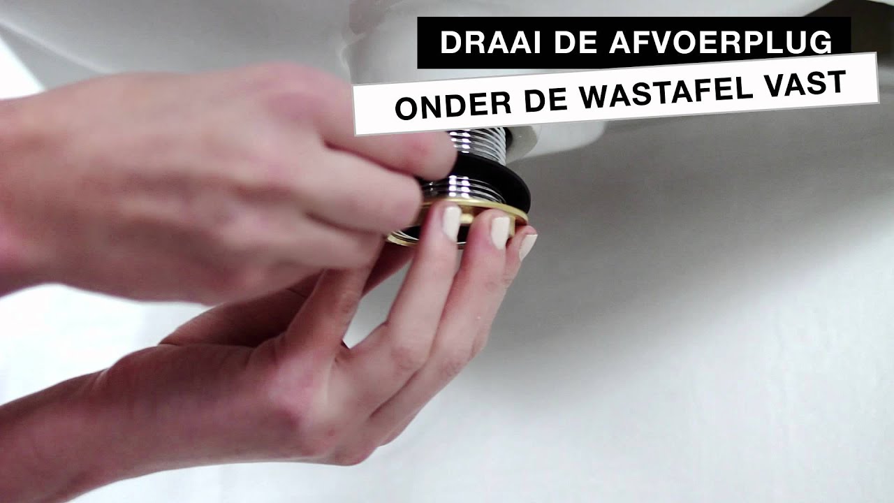 Sanivesk | Afvoer en afvoerplug plaatsen - YouTube - Waarom Zout In De Afvoer