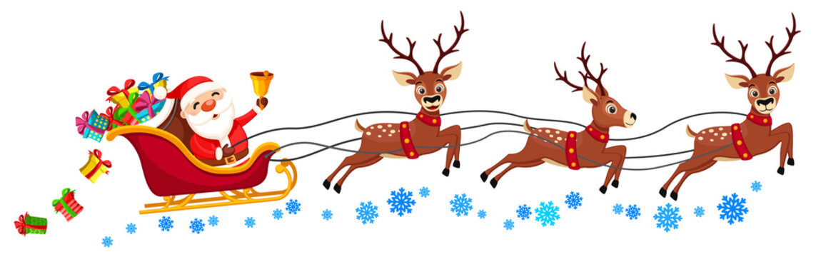 "Santa Claus Reindeer" Images – Browse 16,502 Stock Photos, Vectors - Hoe Heten Alle Rendieren Van De Kerstman