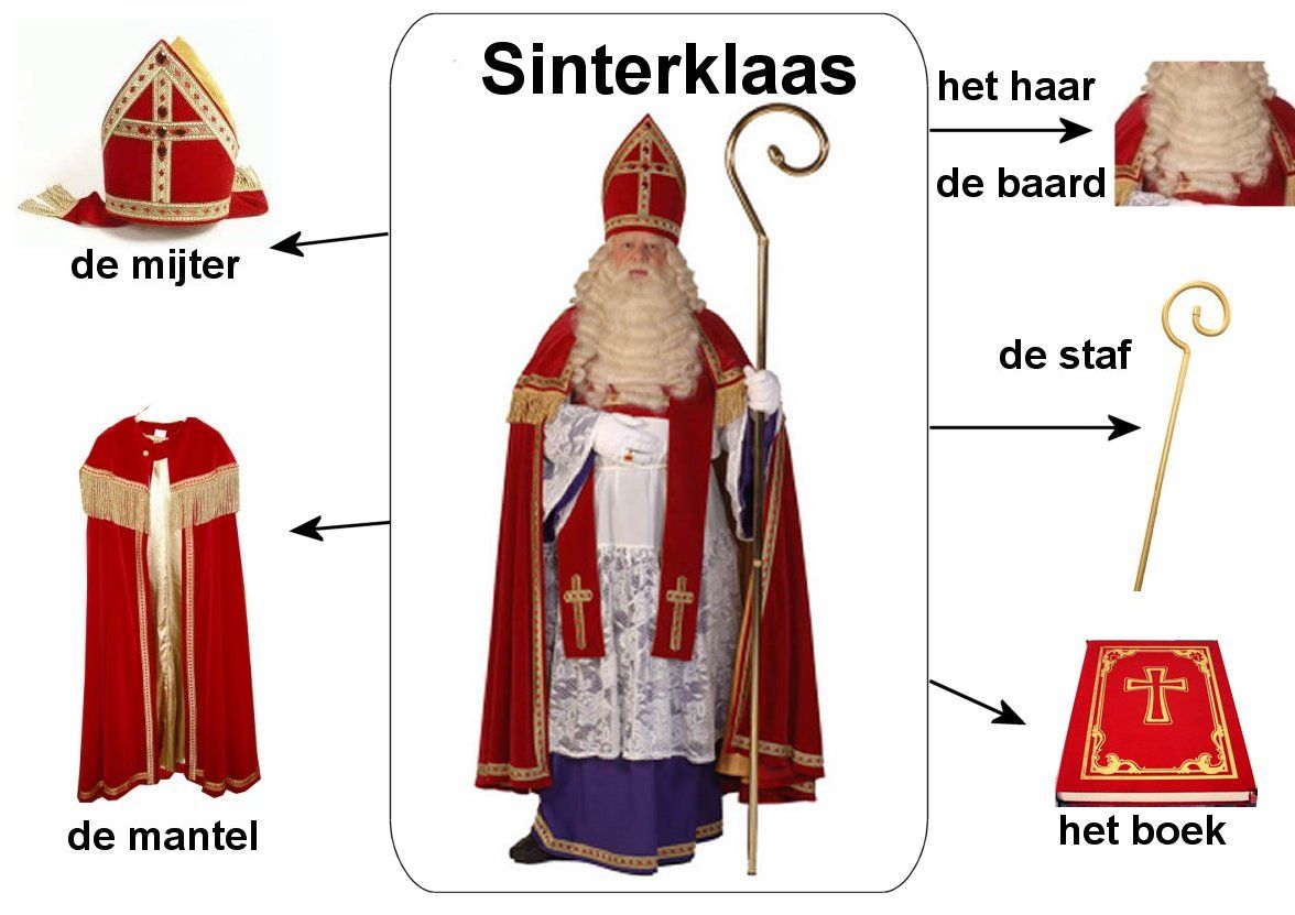 Hoe Heet De Kleding Van Sinterklaas