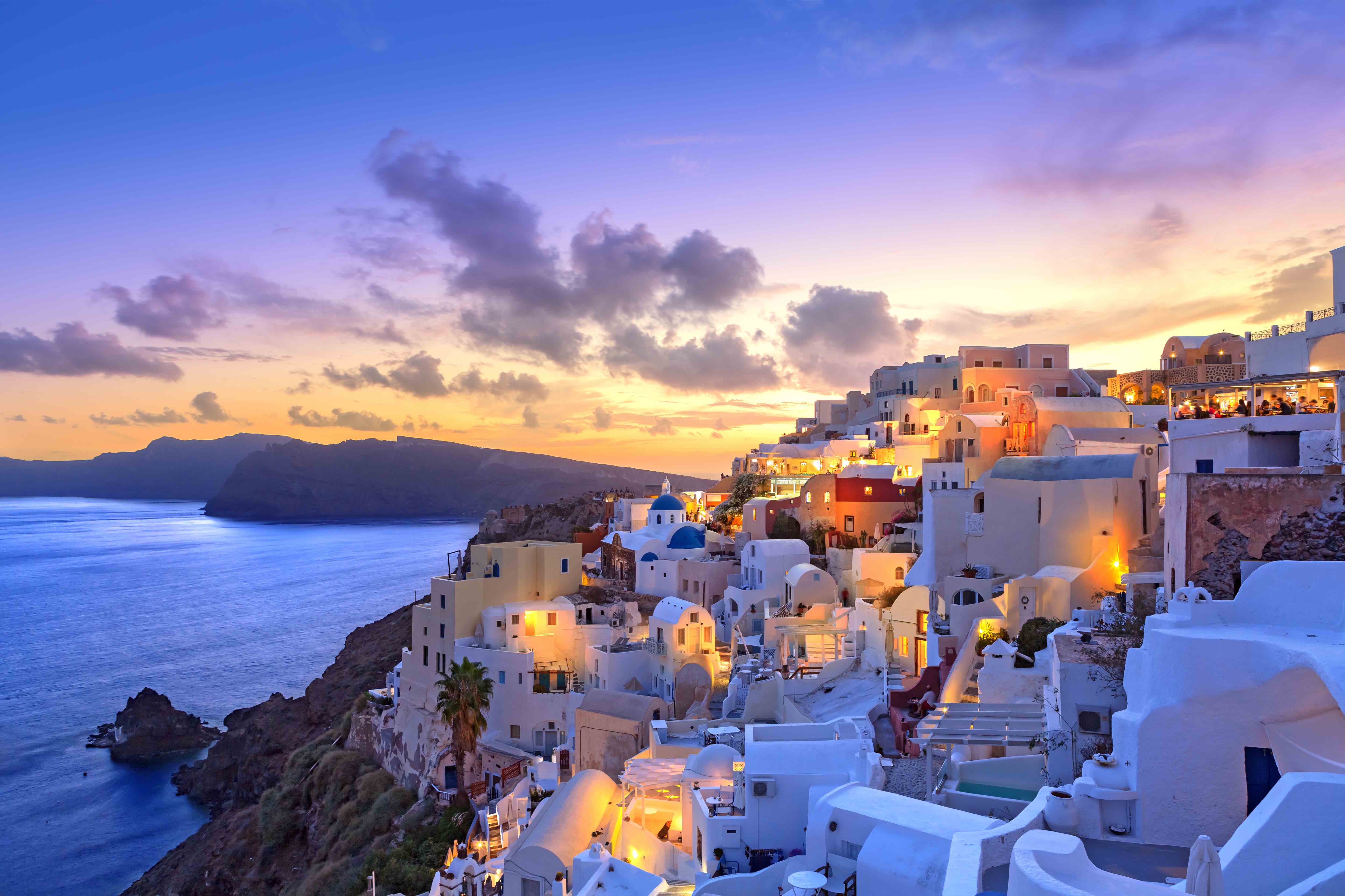 Santorini Vulkaan Dood Slapend Of Actief