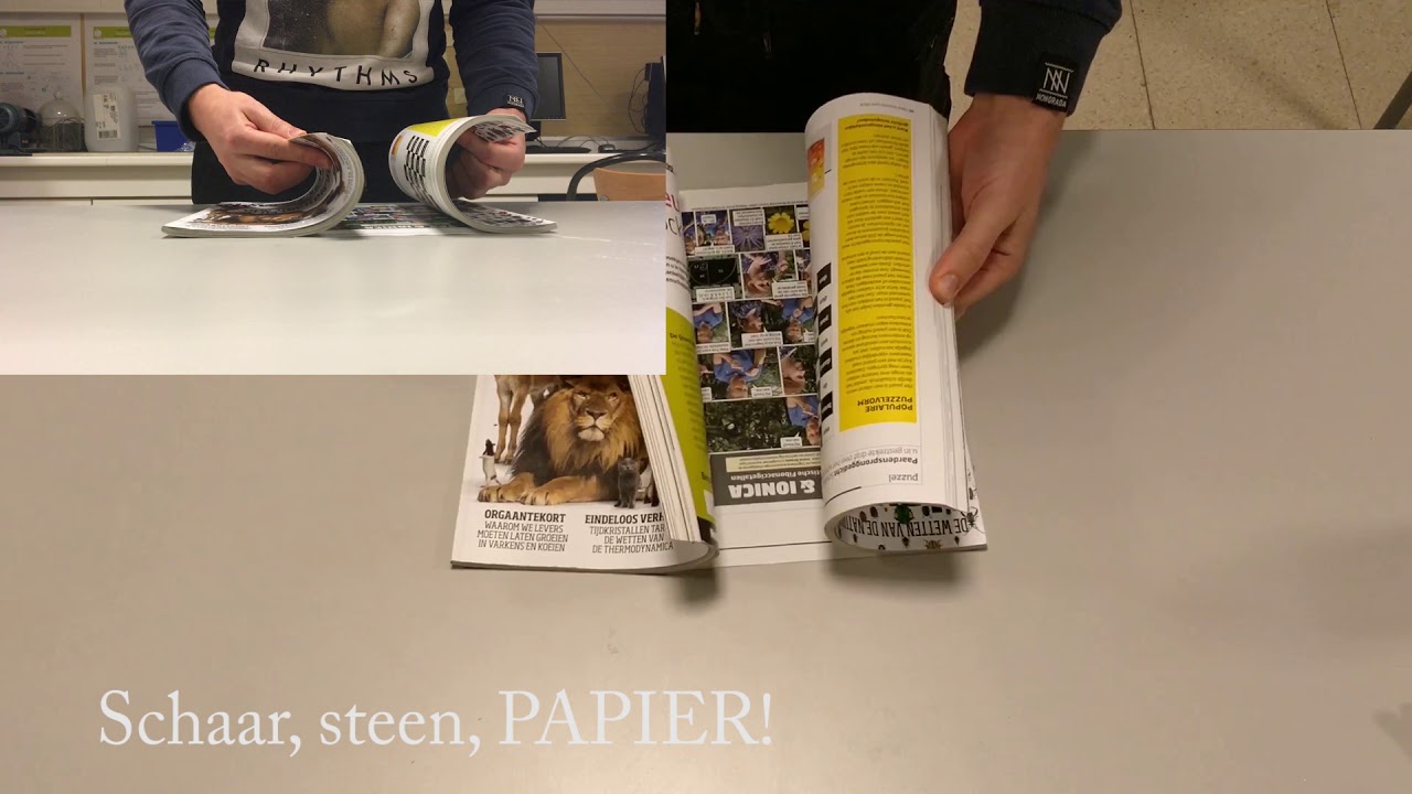 Hoe Werkt Papier Steen Schaar