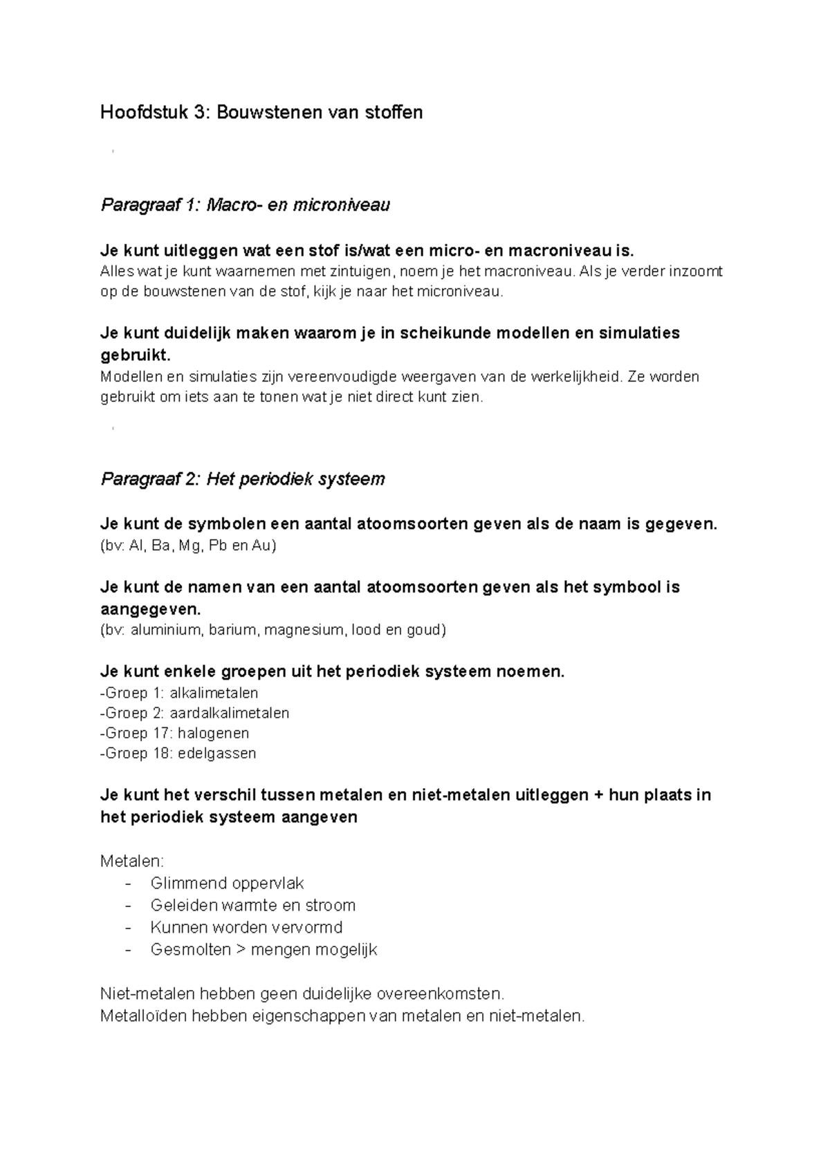 Scheikunde Overal H3 Havo 3 - Hoofdstuk 3: Bouwstenen van stoffen - Overal Natuurkunde 3 Vwo Antwoorden Hoofdstuk 5