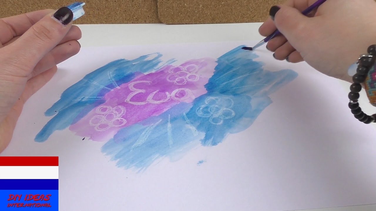 Schilderen met waskrijt & waterverf - YouTube - Het Is Uit De Kunst Om Erover Te Praten