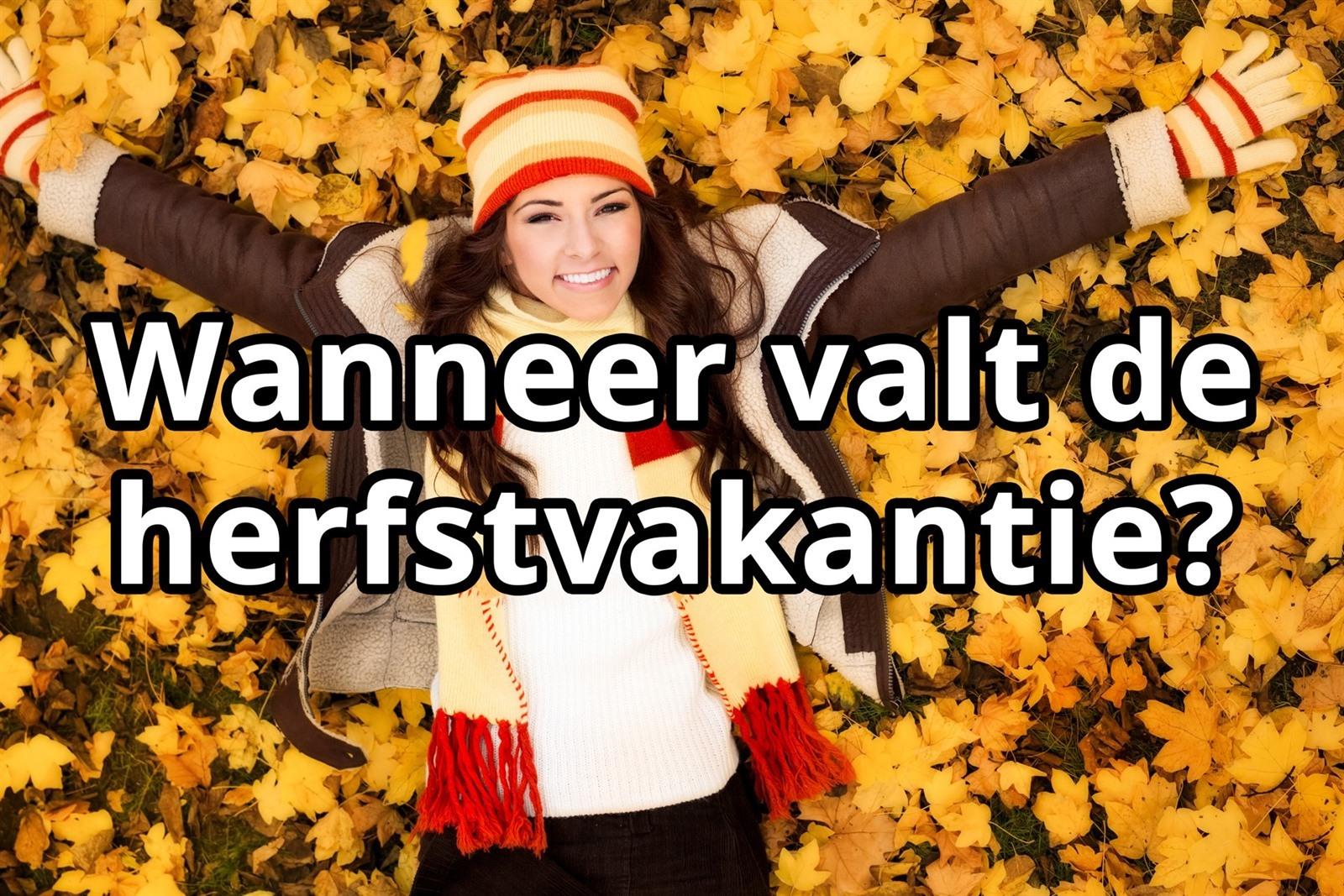 Schoolvakanties, feestdagen & verlofperiodes 2024 in België - Wanneer Valt De Herfstvakantie 2024