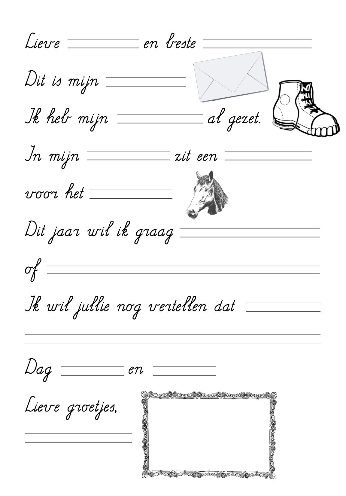 Schrijf een brief aan Sinterklaas | School - Een Brief Voor De Koning